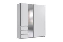 Schwebetürenschrank >Stade< in WEISS und...