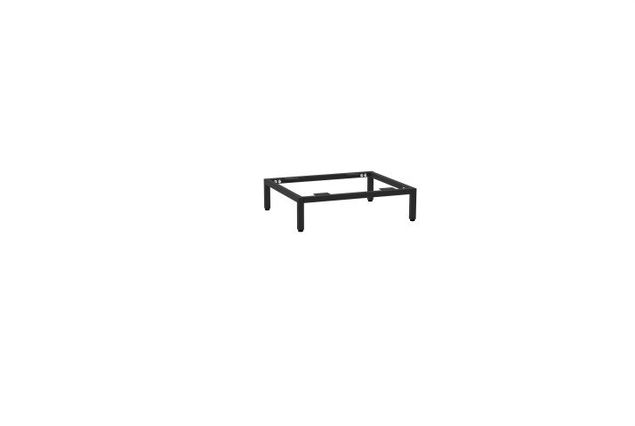 Untergestell >Santorin< in schwarz, metall - 45x13x38cm (BxHxT)