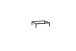 Untergestell >Santorin< in schwarz, metall - 45x13x38cm (BxHxT)