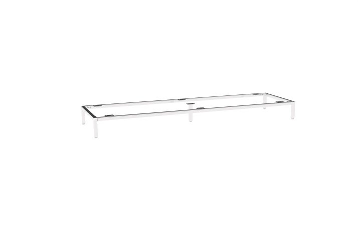 Untergestell >Santorin< in chrom, metall - 135x13x38cm (BxHxT)