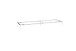 Untergestell >Santorin< in chrom, metall - 135x13x38cm (BxHxT)