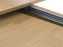 Kulissen-Esstisch >CESURA< in Eiche Natur - 73,5x120 (HxD)