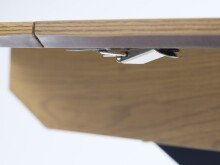 Kulissen-Esstisch >CESURA< in Eiche Natur - 73,5x120 (HxD)