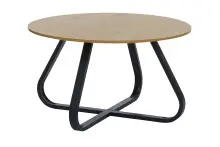 Couchtisch >CESURA< MDF mit Melamin Eiche, Metall...