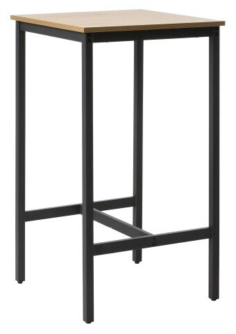 Bartisch >CESURA< in Eiche-Dekor, schwarz - 60x105x60 (BxHxT)