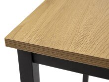 Bartisch >CESURA< in Eiche-Dekor, schwarz - 60x105x60 (BxHxT)