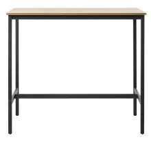 Bartisch >CESURA< in Eiche-Dekor, schwarz -...