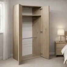 Drehtürenschrank >Merida< 2 Stangen, 1 Boden,...