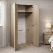 Drehtürenschrank >Merida< 2 Stangen, 1 Boden,...