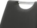 Freischwinger >Pupik II< in schwarz - 45x102x62cm (BxHxT)