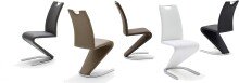 Freischwinger >Pupik II< in braun - 45x102x62cm (BxHxT)