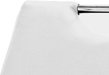 Freischwinger >Pupik II< in weiß - 45x102x62cm (BxHxT)