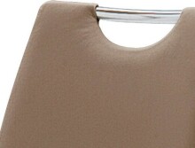 Freischwinger >Pupik II< in Cappuccino - 45x102x62cm (BxHxT)