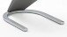Freischwinger >Pupik II< in grau - 45x102x62cm (BxHxT)