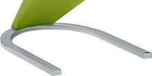 Freischwinger >Pupik II< in lime/grün - 45x102x62cm (BxHxT)