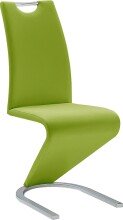 Freischwinger >Pupik II< in lime/grün -...