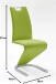 Freischwinger >Pupik II< in lime/grün - 45x102x62cm (BxHxT)