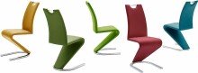 Freischwinger >Pupik II< in olive - 45x102x62cm (BxHxT)
