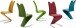 Freischwinger >Pupik II< in olive - 45x102x62cm (BxHxT)