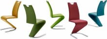 Freischwinger >Pupik II< in petrol - 45x102x62cm (BxHxT)