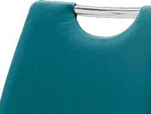 Freischwinger >Pupik II< in petrol - 45x102x62cm (BxHxT)