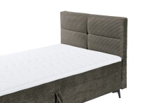 Boxbett >ANDON 1< Liegefläche 120x200cm, in mocca - 121x102x210 (BxHxT)