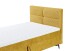 Boxbett >ANDON 1< Liegefläche 120x200cm, mustard - 121x102x210 (BxHxT)
