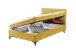 Boxbett >ANDON 1< Liegefläche 120x200cm, mustard - 121x102x210 (BxHxT)