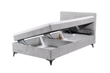 Boxbett >ANDON 1< Liegefläche 120x200cm, Bezug dove - 121x102x210 (BxHxT)