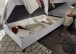 Boxbett >ANDON 1< Liegefläche 120x200cm, Bezug dove - 121x102x210 (BxHxT)
