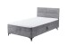Boxbett >ANDON 1< Liegefläche 120x200cm, Bezug ash - 121x102x210cm (BxHxT)