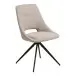 Esszimmerstuhl >Dokka< (2er-Set) 360° Drehfunktion, in Sand - 52x87,5x57,5 (BxHxT)