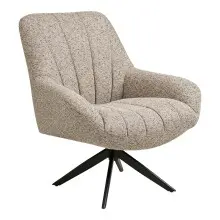 Sessel >Grandola< 360° Drehfunktion, in Grau -...