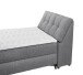 Boxbett >ATLANTIS 6< 120x200 cm Liegefläche, Bezug dark grey - 125x102x240cm (BxHxT)