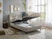 Boxbett >ATLANTIS 6< 120x200 cm Liegefläche, Bezug sand - 125x102x240cm (BxHxT)