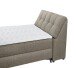 Boxbett >ATLANTIS 6< 120x200 cm Liegefläche, Bezug espresso - 125x102x240cm (BxHxT)