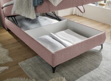 Boxbett >ATLANTIS 6< 120x200 cm Liegefläche, Bezug flamingo - 125x102x240cm (BxHxT)
