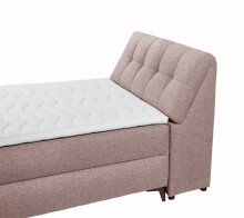 Boxbett >ATLANTIS 6< 120x200 cm Liegefläche, Bezug flamingo - 125x102x240cm (BxHxT)