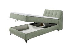 Boxbett >ATLANTIS 6< 120x200 cm Liegefläche, Bezug olive - 125x102x240cm (BxHxT)