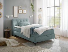 Boxbett >ATLANTIS 6< 120x200 cm Liegefläche, Bezug mint - 125x102x240cm (BxHxT)
