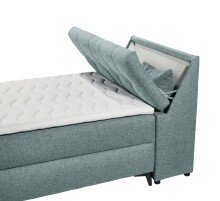 Boxbett >ATLANTIS 6< 120x200 cm Liegefläche, Bezug mint - 125x102x240cm (BxHxT)