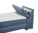 Boxbett >ATLANTIS 6< 120x200 cm Liegefläche, Bezug blue - 125x102x240cm (BxHxT)
