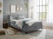 Boxbett >ATLANTIS 6< 140x200 cm Liegefläche, Bezug grey - 145x102x240cm (BxHxT)