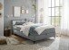 Boxbett >ATLANTIS 6< 140x200 cm Liegefläche, Bezug grey - 145x102x240cm (BxHxT)