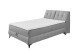 Boxbett >ATLANTIS 6< 140x200 cm Liegefläche, Bezug grey - 145x102x240cm (BxHxT)