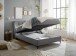 Boxbett >ATLANTIS 6< 140x200 cm Liegefläche, Bezug dark grey - 145x102x240cm (BxHxT)