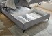 Boxbett >ATLANTIS 6< 140x200 cm Liegefläche, Bezug dark grey - 145x102x240cm (BxHxT)