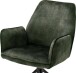 Esszimmerstuhl >Ottawa< mit Armlehne in Olive - 60x89x64 (BxHxT) 180 °drehbar