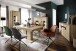 Esszimmerstuhl >Ottawa< mit Armlehne in Olive - 60x89x64 (BxHxT) 180 °drehbar
