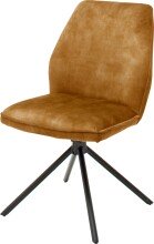 Esszimmerstuhl >Ottawa< in Curry - 52x89x64 (BxHxT) 180 °drehbar